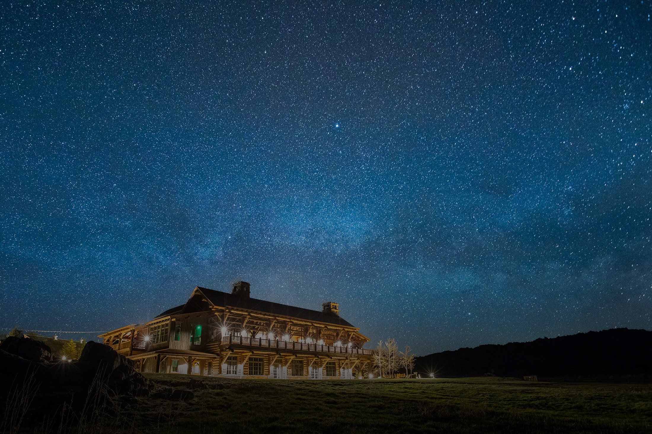 Brush Creek Ranch amidst the wilderness